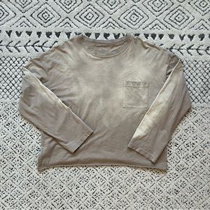 Urban Outfitters BDG Distressed and Bleached Long Sleeve T Shirt